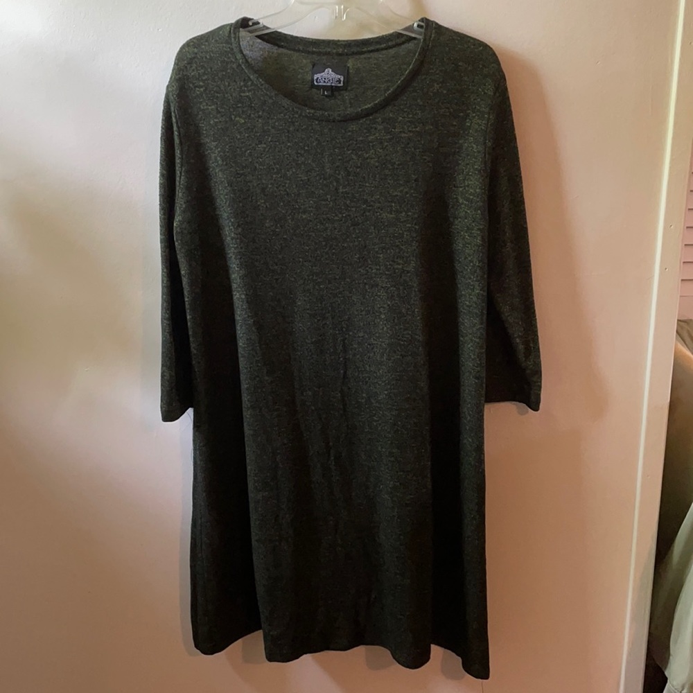 Dark green dress